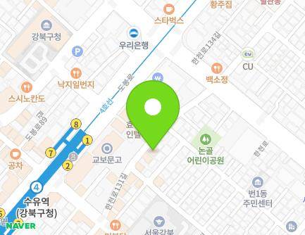 23 Hancheon-ro 131-gil, Gangbuk-gu, Seoul, Republic of Korea Map