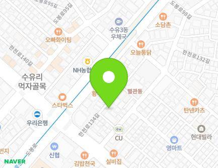 14 Hancheon-ro 134-gil, Gangbuk-gu, Seoul, Republic of Korea Map