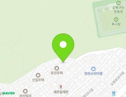 11 Ohyeon-ro 25ma-gil, Gangbuk-gu, Seoul, Republic of Korea Map