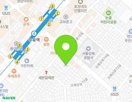 407-5 Opaesan-ro, Gangbuk-gu, Seoul, Republic of Korea Map