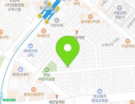 48 Opaesan-ro 67-gil, Gangbuk-gu, Seoul, Republic of Korea Map