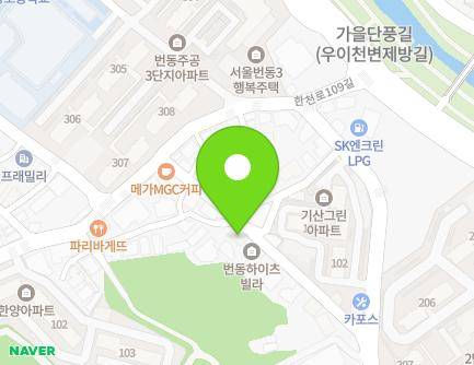 18 Hancheon-ro 109ga-gil, Gangbuk-gu, Seoul, Republic of Korea Map