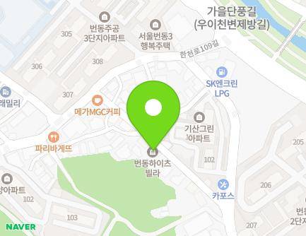 22 Hancheon-ro 109ga-gil, Gangbuk-gu, Seoul, Republic of Korea Map