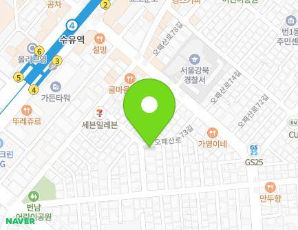 17 Opaesan-ro 77ga-gil, Gangbuk-gu, Seoul, Republic of Korea Map