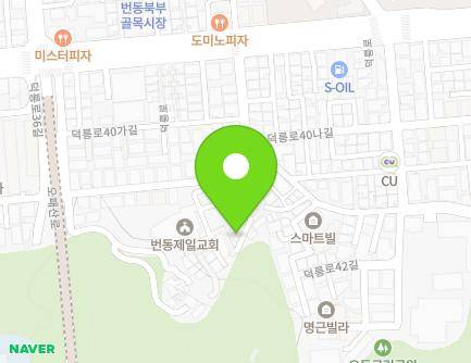 16 Deongneung-ro 40ra-gil, Gangbuk-gu, Seoul, Republic of Korea Map