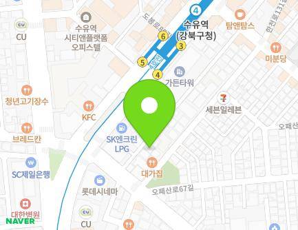 41 Opaesan-ro 79-gil, Gangbuk-gu, Seoul, Republic of Korea Map