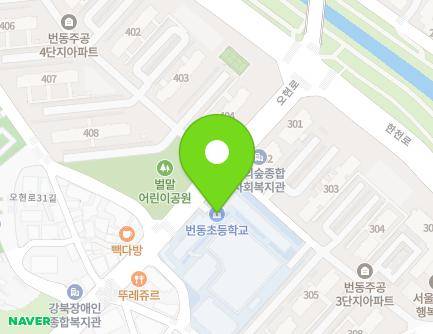 204 Ohyeon-ro, Gangbuk-gu, Seoul, Republic of Korea Map