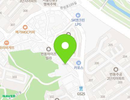 34 Hancheon-ro 109ga-gil, Gangbuk-gu, Seoul, Republic of Korea Map