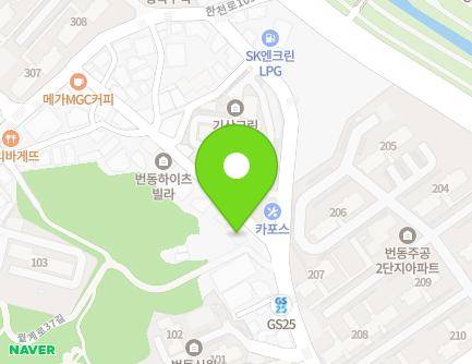 40 Hancheon-ro 109ga-gil, Gangbuk-gu, Seoul, Republic of Korea Map