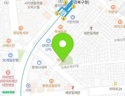 41 Opaesan-ro 77-gil, Gangbuk-gu, Seoul, Republic of Korea Map