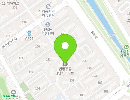 23 Hancheon-ro 105-gil, Gangbuk-gu, Seoul, Republic of Korea Map