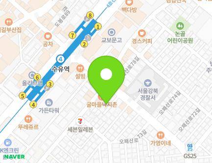 407-8 Opaesan-ro, Gangbuk-gu, Seoul, Republic of Korea Map