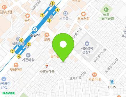 407-9 Opaesan-ro, Gangbuk-gu, Seoul, Republic of Korea Map