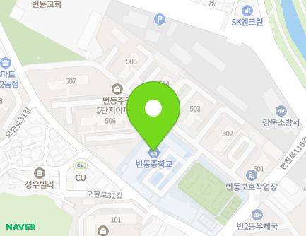 87 Ohyeon-ro 35-gil, Gangbuk-gu, Seoul, Republic of Korea Map