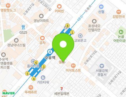 4 Opaesan-ro 79-gil, Gangbuk-gu, Seoul, Republic of Korea Map