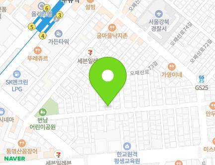 34 Opaesan-ro 67-gil, Gangbuk-gu, Seoul, Republic of Korea Map