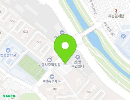 15 Hancheon-ro 115-gil, Gangbuk-gu, Seoul, Republic of Korea Map