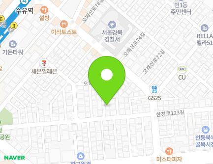 18-4 Opaesan-ro 67-gil, Gangbuk-gu, Seoul, Republic of Korea Map