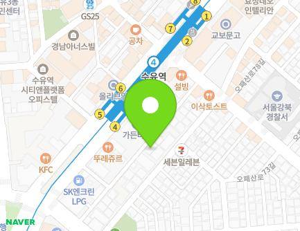 21 Opaesan-ro 79-gil, Gangbuk-gu, Seoul, Republic of Korea Map