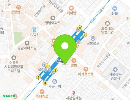 334 Dobong-ro, Gangbuk-gu, Seoul, Republic of Korea Map