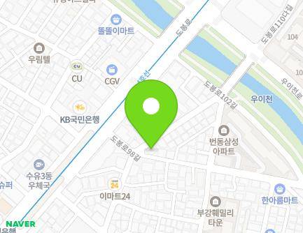 66 Hancheon-ro 132-gil, Gangbuk-gu, Seoul, Republic of Korea Map