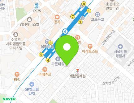 19 Opaesan-ro 79-gil, Gangbuk-gu, Seoul, Republic of Korea Map