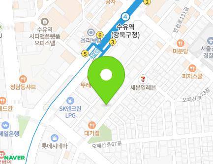 34 Opaesan-ro 77-gil, Gangbuk-gu, Seoul, Republic of Korea Map