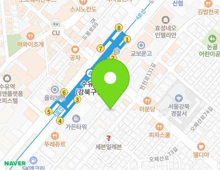 9 Opaesan-ro 79-gil, Gangbuk-gu, Seoul, Republic of Korea Map