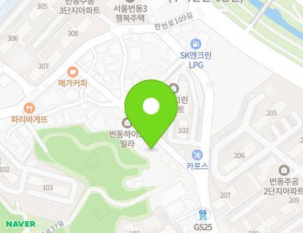 30 Hancheon-ro 109ga-gil, Gangbuk-gu, Seoul, Republic of Korea Map