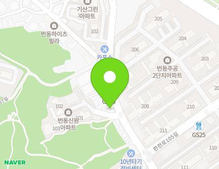 89 Wolgye-ro 37-gil, Gangbuk-gu, Seoul, Republic of Korea Map