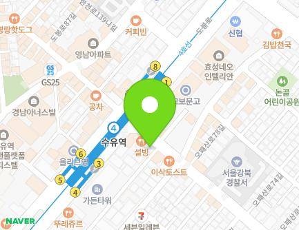 415 Opaesan-ro, Gangbuk-gu, Seoul, Republic of Korea Map