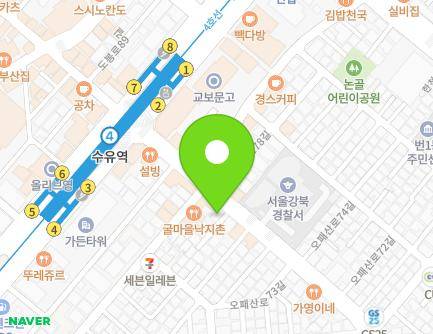 409 Opaesan-ro, Gangbuk-gu, Seoul, Republic of Korea Map