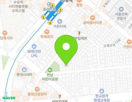 35-9 Opaesan-ro 77-gil, Gangbuk-gu, Seoul, Republic of Korea Map