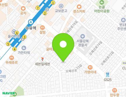 405-11 Opaesan-ro, Gangbuk-gu, Seoul, Republic of Korea Map