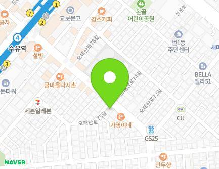 399 Opaesan-ro, Gangbuk-gu, Seoul, Republic of Korea Map