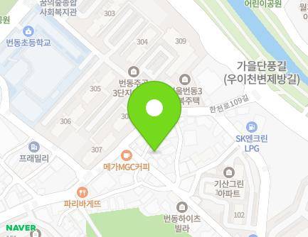 31-5 Hancheon-ro 109-gil, Gangbuk-gu, Seoul, Republic of Korea Map