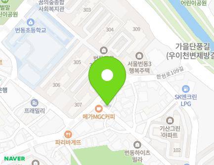 3 Hancheon-ro 109ga-gil, Gangbuk-gu, Seoul, Republic of Korea Map