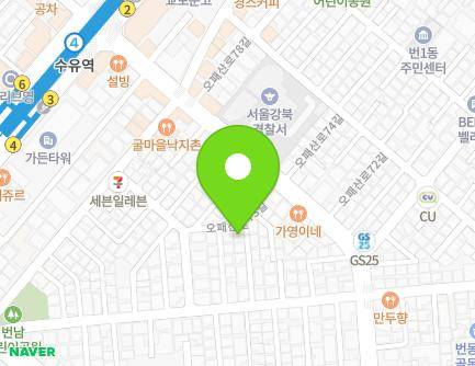 9 Opaesan-ro 73-gil, Gangbuk-gu, Seoul, Republic of Korea Map