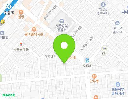 5-9 Opaesan-ro 73-gil, Gangbuk-gu, Seoul, Republic of Korea Map