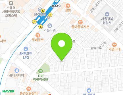 29-12 Opaesan-ro 77-gil, Gangbuk-gu, Seoul, Republic of Korea Map