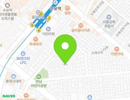 29-9 Opaesan-ro 77-gil, Gangbuk-gu, Seoul, Republic of Korea Map