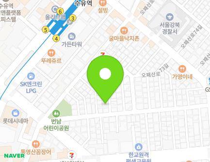 38-3 Opaesan-ro 67-gil, Gangbuk-gu, Seoul, Republic of Korea Map