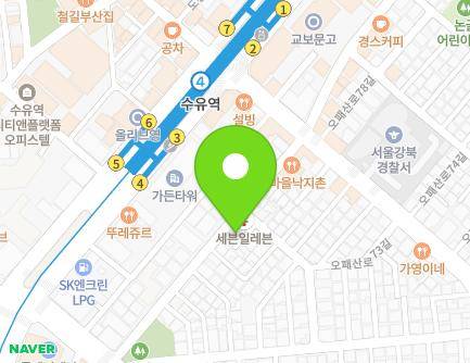 19 Opaesan-ro 77-gil, Gangbuk-gu, Seoul, Republic of Korea Map