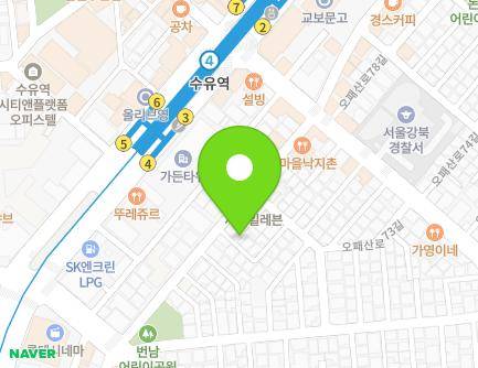 23-3 Opaesan-ro 77-gil, Gangbuk-gu, Seoul, Republic of Korea Map