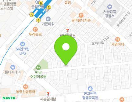 42 Opaesan-ro 67-gil, Gangbuk-gu, Seoul, Republic of Korea Map