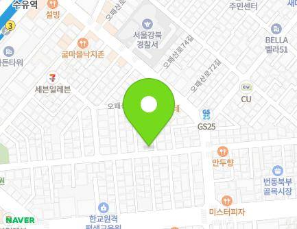 14 Opaesan-ro 67-gil, Gangbuk-gu, Seoul, Republic of Korea Map