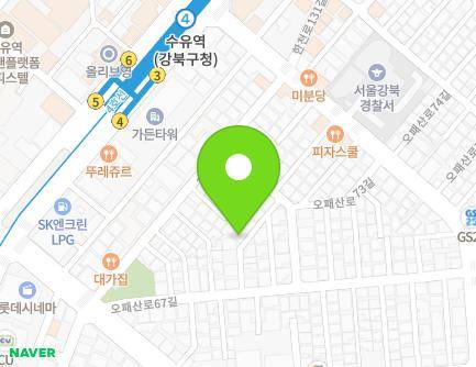 38-9 Opaesan-ro 67-gil, Gangbuk-gu, Seoul, Republic of Korea Map