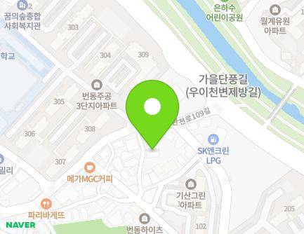 21-5 Hancheon-ro 109-gil, Gangbuk-gu, Seoul, Republic of Korea Map