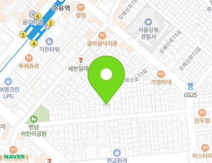 26 Opaesan-ro 77ga-gil, Gangbuk-gu, Seoul, Republic of Korea Map