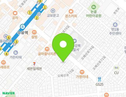 401-6 Opaesan-ro, Gangbuk-gu, Seoul, Republic of Korea Map